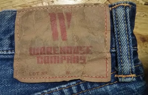 WAREHOUSE 50s Vintage jeans Reprint Selvedge label