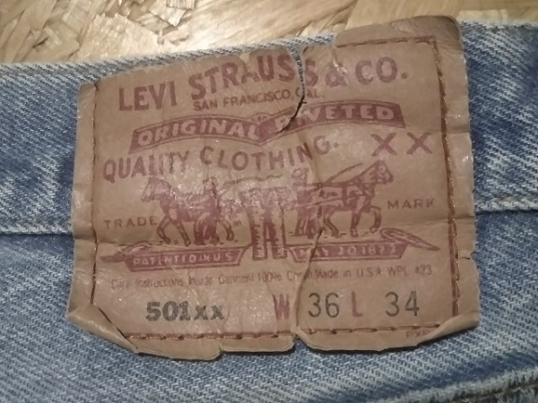 90s Levi’s501 JEANS Paper label