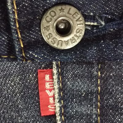LVC 1990s Levi's 702 ”30s reprint” 140th anniversary Donut Button And Big E "Red Tab"