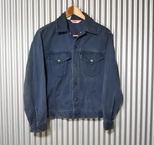 70s Levi's Twill Tracker Jacket Color denim jacket vintage 34 USA made